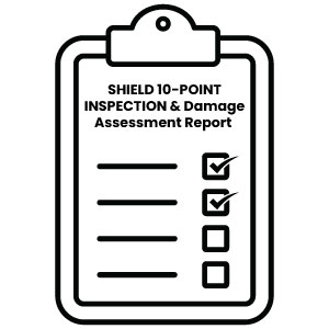 Black icon of a checklist on a clipboard